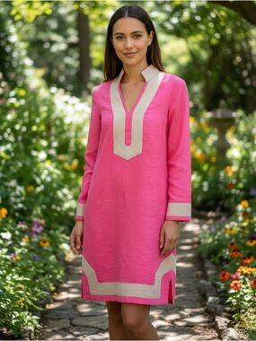 Sail to Sable Pink Tunic Iconic Dress